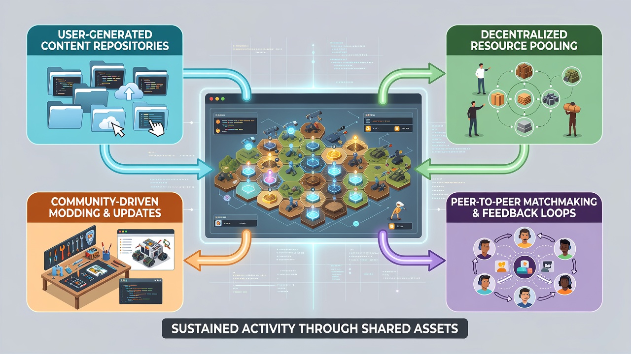 Community members reviewing and iterating on shared strategy assets within a browser environment