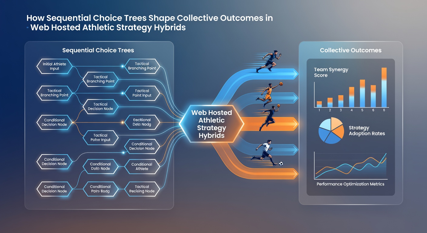 Screenshot of a multiplayer session in an athletic strategy hybrid displaying branching decision pathways
